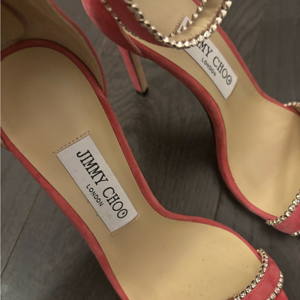 Jimmy Choo Rhinestone Sandals - Picture 4 of 4
